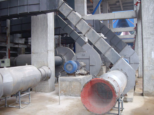 Grate cooler fan